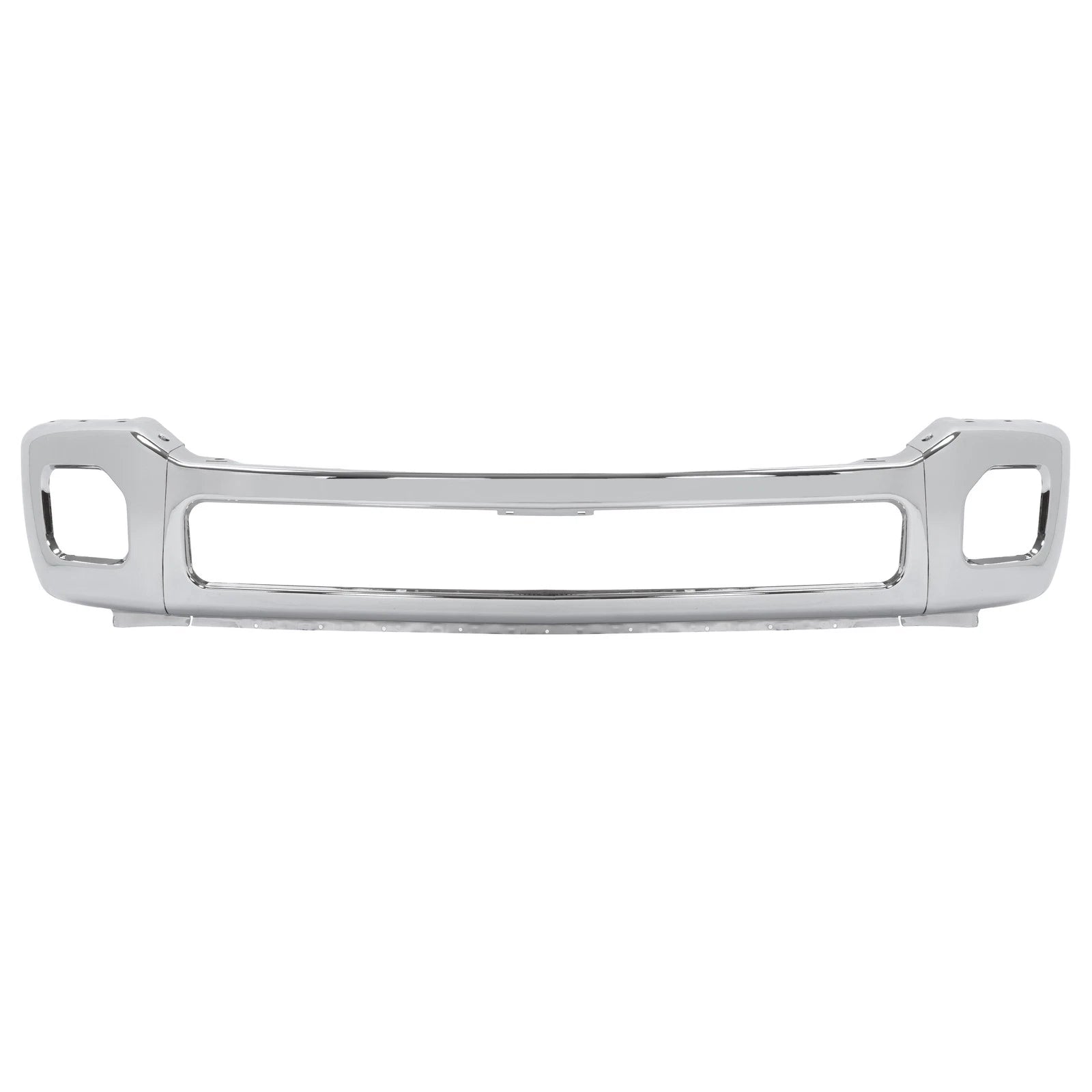 Chrome Front Bumper for Ford F250 F350 Super Duty (2011–2016) w/ Fog Light Hole