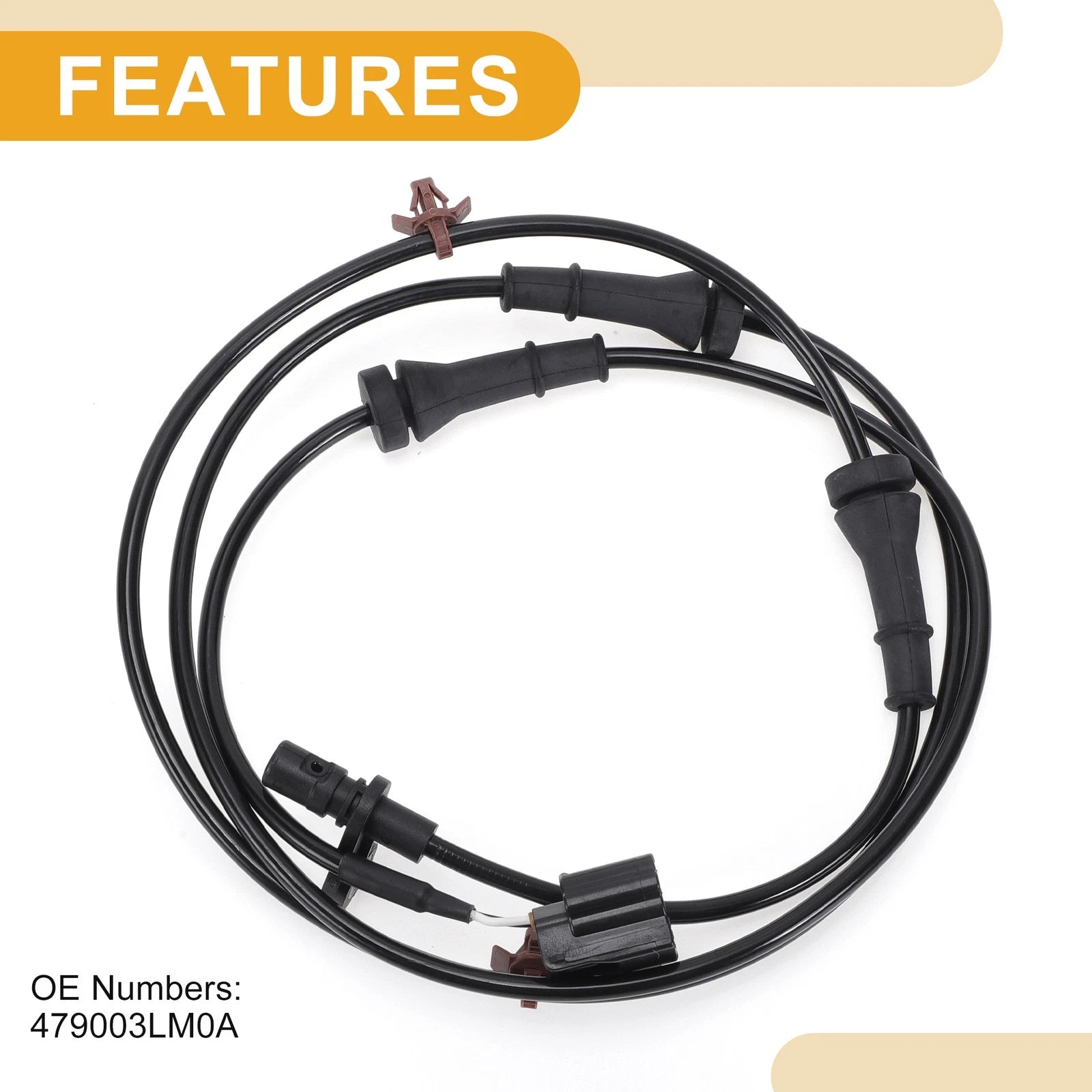 ABS Wheel Speed Sensor No. 479003LM0A for Nissan NV200 (2010–2021) Rear Right