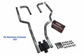 Dual Exhaust Kit for Ford F-150 (2004–2014) - Stainless Steel, Side Exit