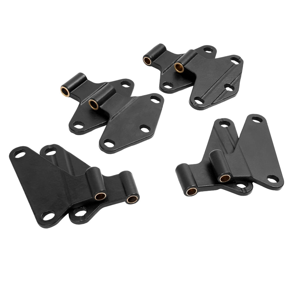 Set of 8 Inner Steel Body Door Hinges for Jeep Wrangler JK (2007–2018)