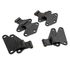 Set of 8 Inner Steel Body Door Hinges for Jeep Wrangler JK (2007–2018)