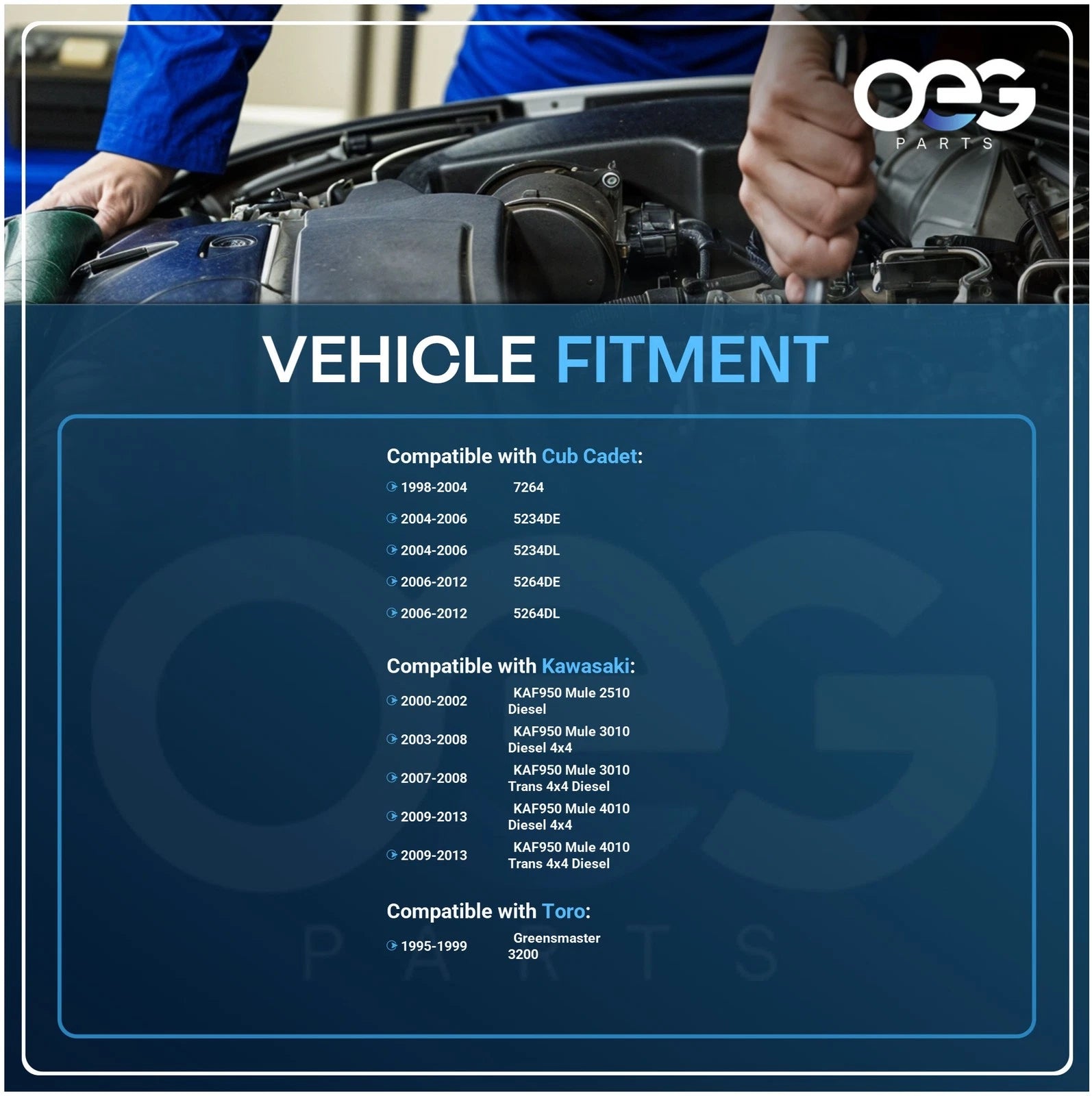 40A Alternator for Cub Cadet 5264DE 5264DL (2006–2012)