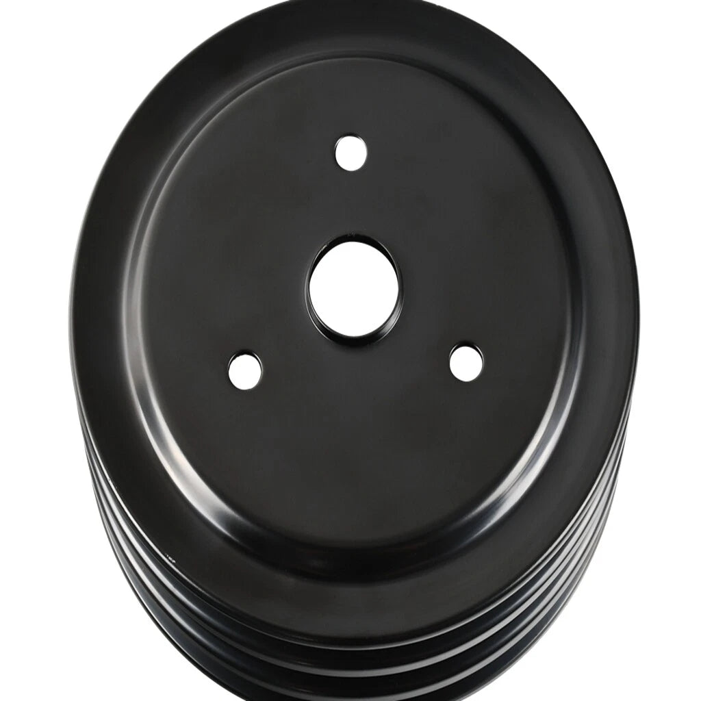 Triple Groove Crankshaft Pulley for SBC Chevy 262 350 400 SWP (Year Range)