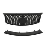 Gloss Black Front Upper Grille & Lower Bumper Trim for Infiniti QX80 (2015–2017)