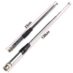 Telescoping Rod Antenna for CB Handheld Radios (27MHz, 9-51 Inch Length)