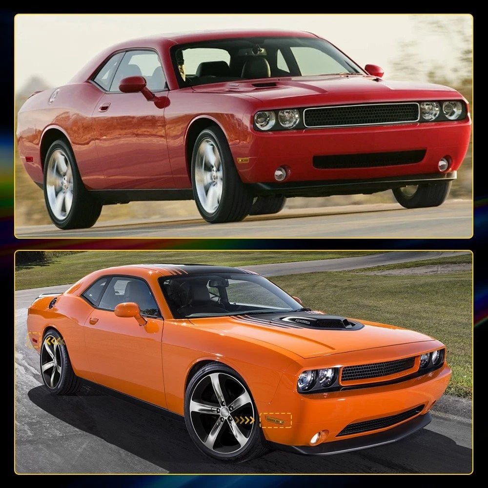 Front Side Rear Marker Light Housing for Dodge Challenger Charger (2008–2014)