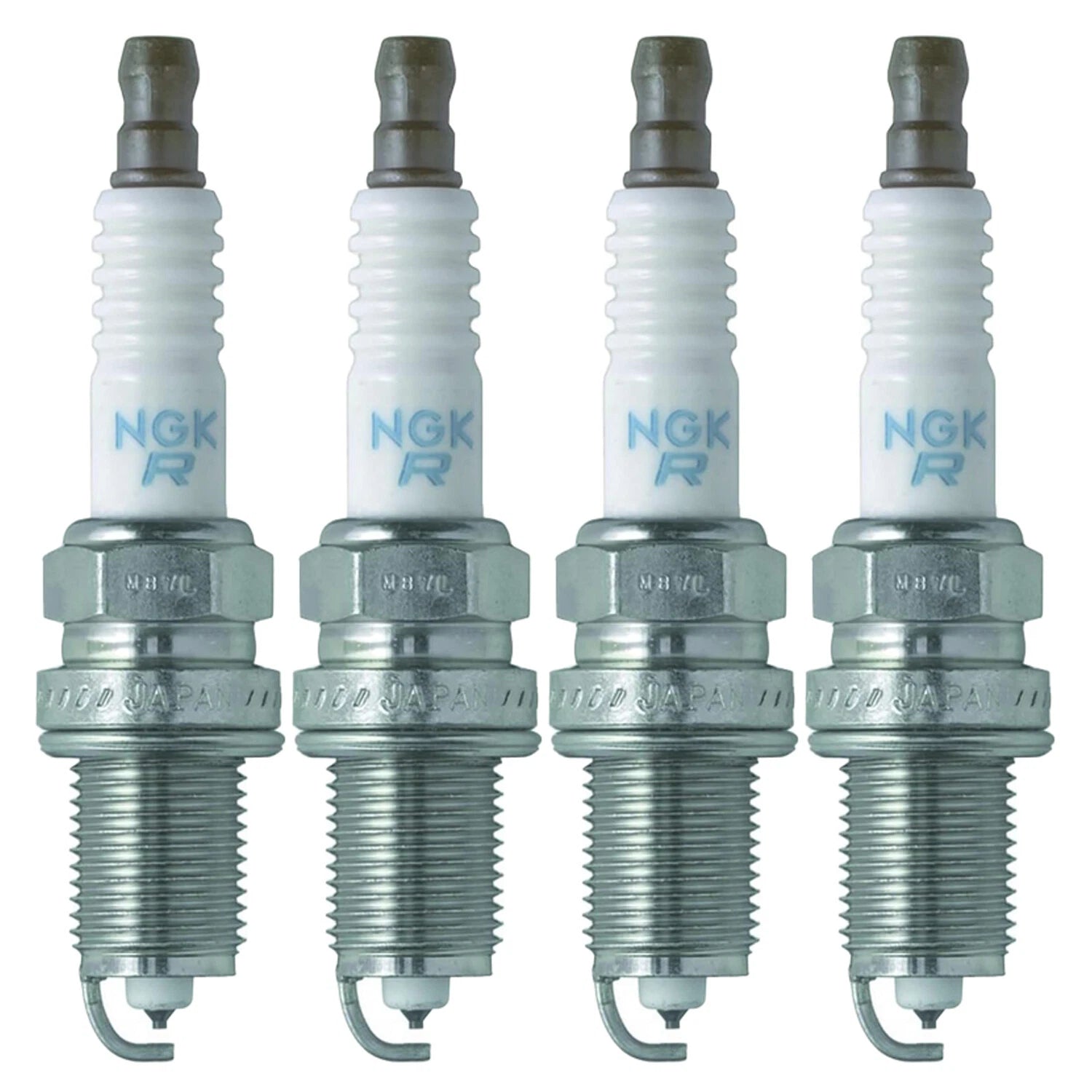 Set of 4 NGK Laser Platinum Spark Plugs 3350 for Civic CRX MR2 (1984–2000)