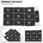 Sticker Set for Golf V, Passat (2003–2010) - Black Overlay