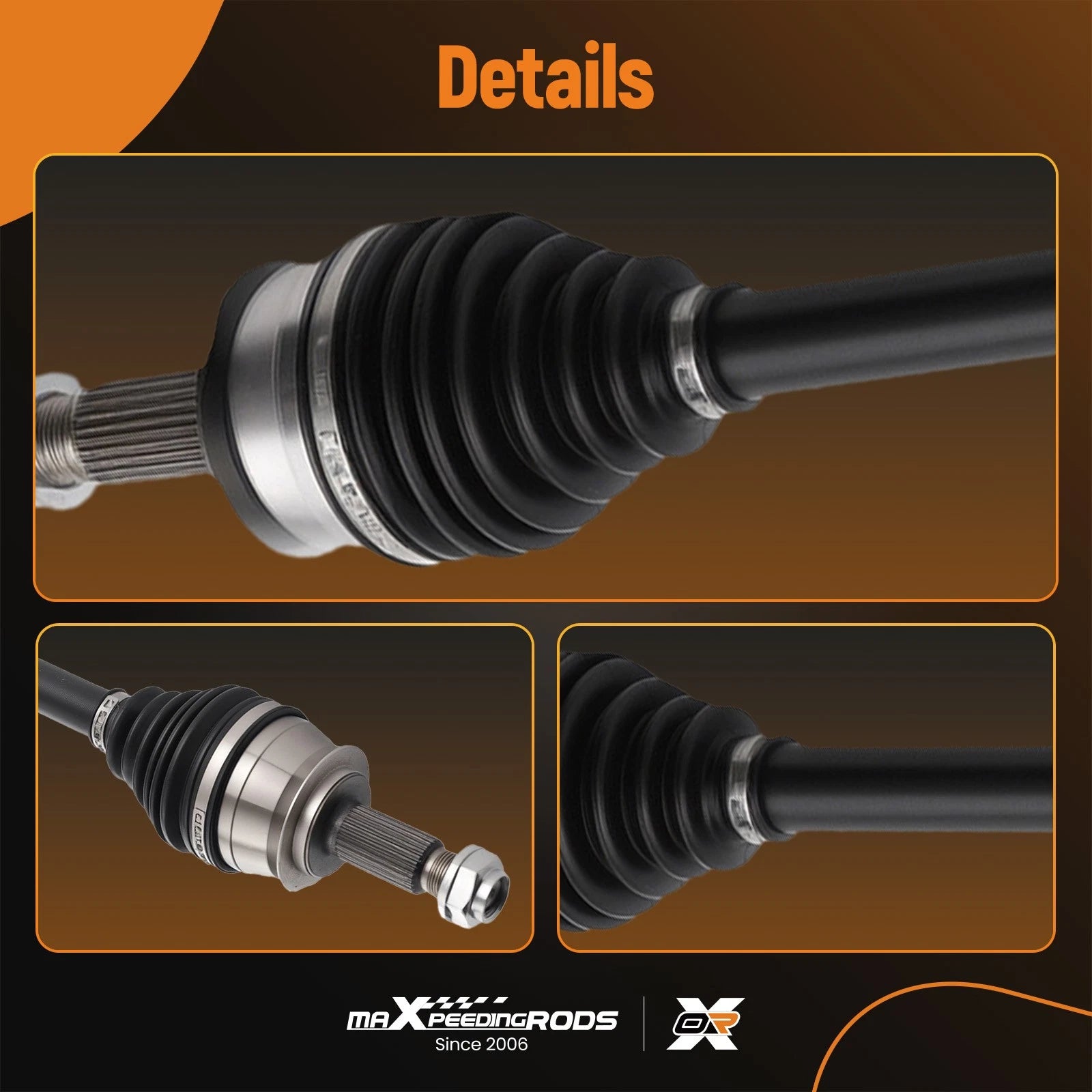 Front CV Axle Shaft for Subaru Crosstrek 2.0L 2.5L (2018–2023) NCV66080