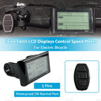 Ebike S900 LCD Display Speedometer for Electric Bicycle (36V, 48V)