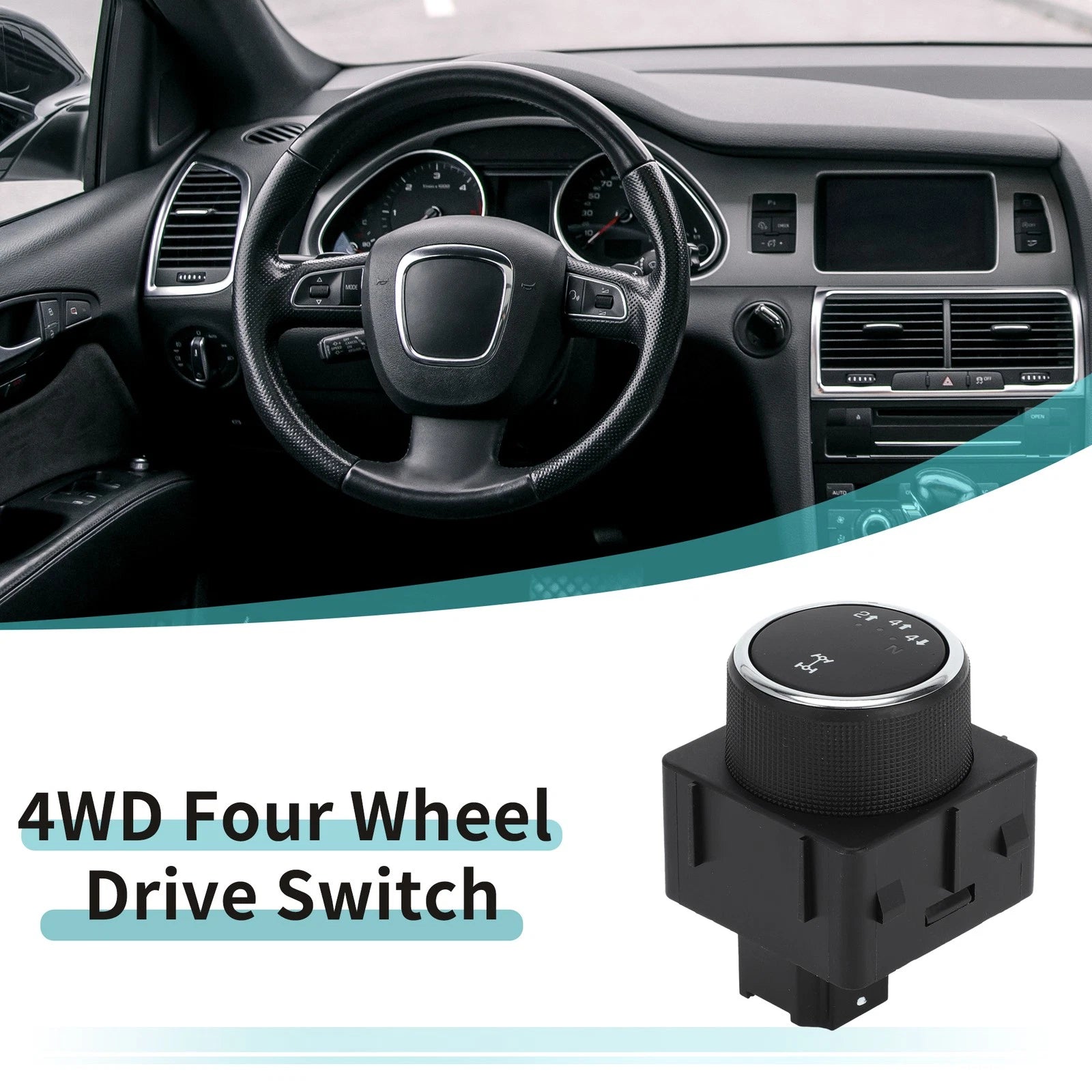 4WD Wheel Drive Switch for Chevrolet Silverado 1500 2500 HD, GMC Sierra 1500 