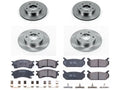 Brake Pad and Rotor Kit for Mazda 626 (1993–1997) QY491KZ