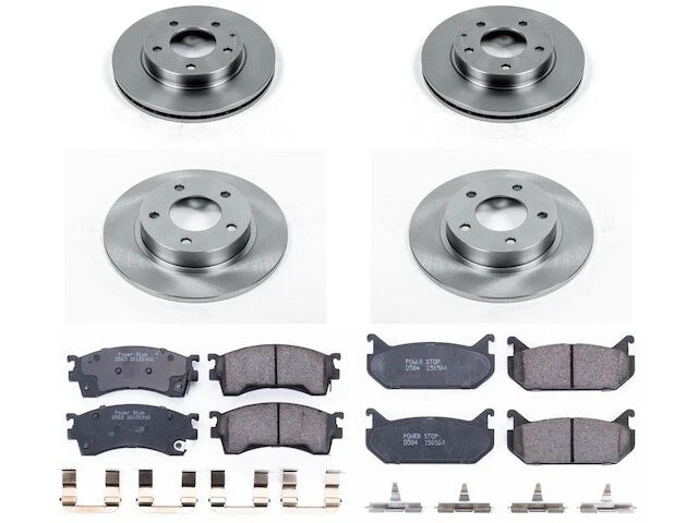 Brake Pad and Rotor Kit for Mazda 626 (1993–1997) QY491KZ