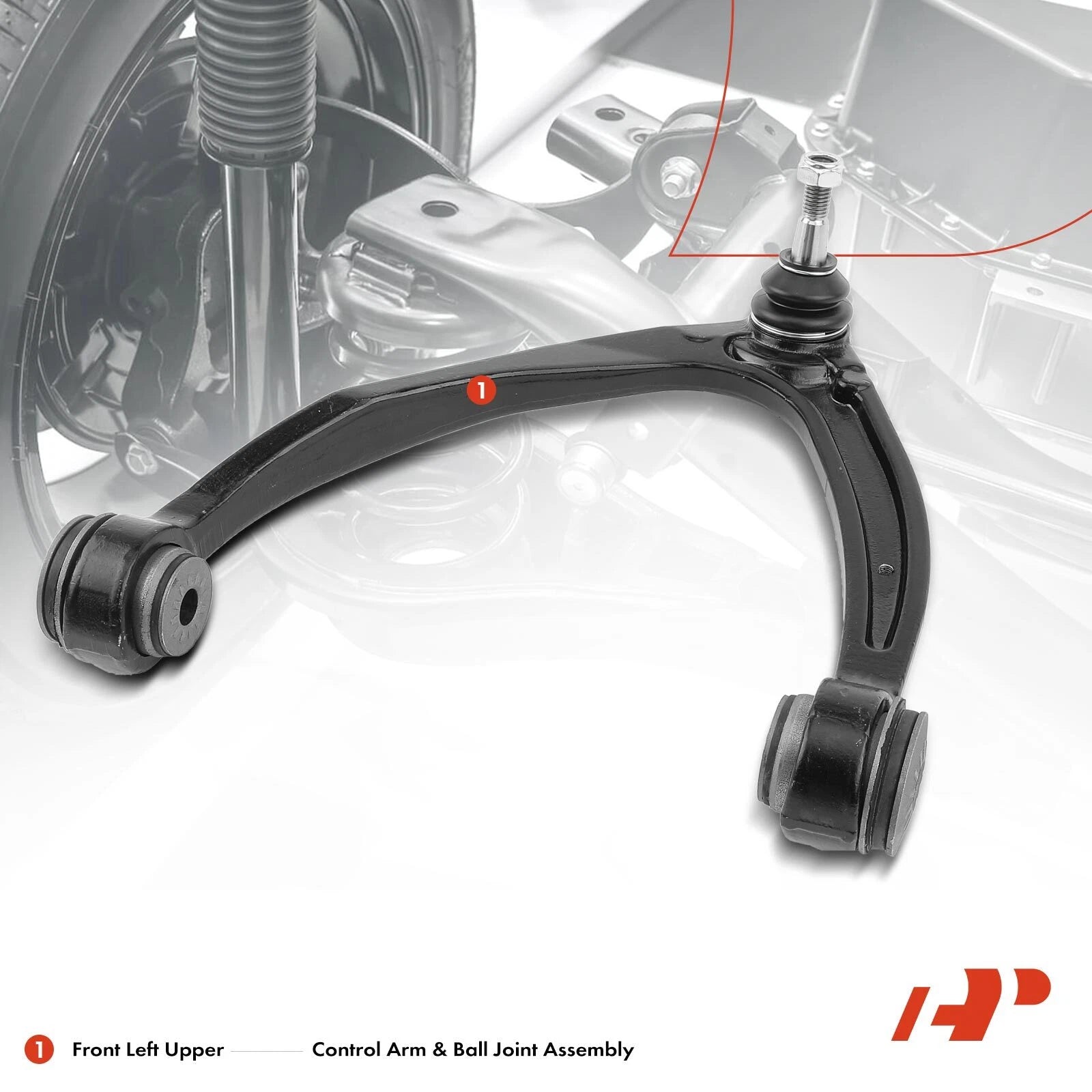 Front Left Upper Control Arm with Ball Joint for Chevy Silverado 1500