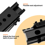 Dual Locking Racing Bucket Seat Sliders Mounting Brackets Universal