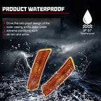 2X Amber Lens Front Side Marker Light Kit for VW Tiguan (2018–2023)