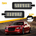 2X LED License Plate Light 68276972AA for Chrysler 300 Pacifica Voyager (2015–2022)