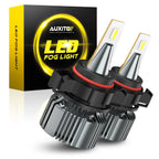 AUXITO 5202 H16 LED Fog Bulbs 6500K White for GMC Sierra 1500 (2008–2015)