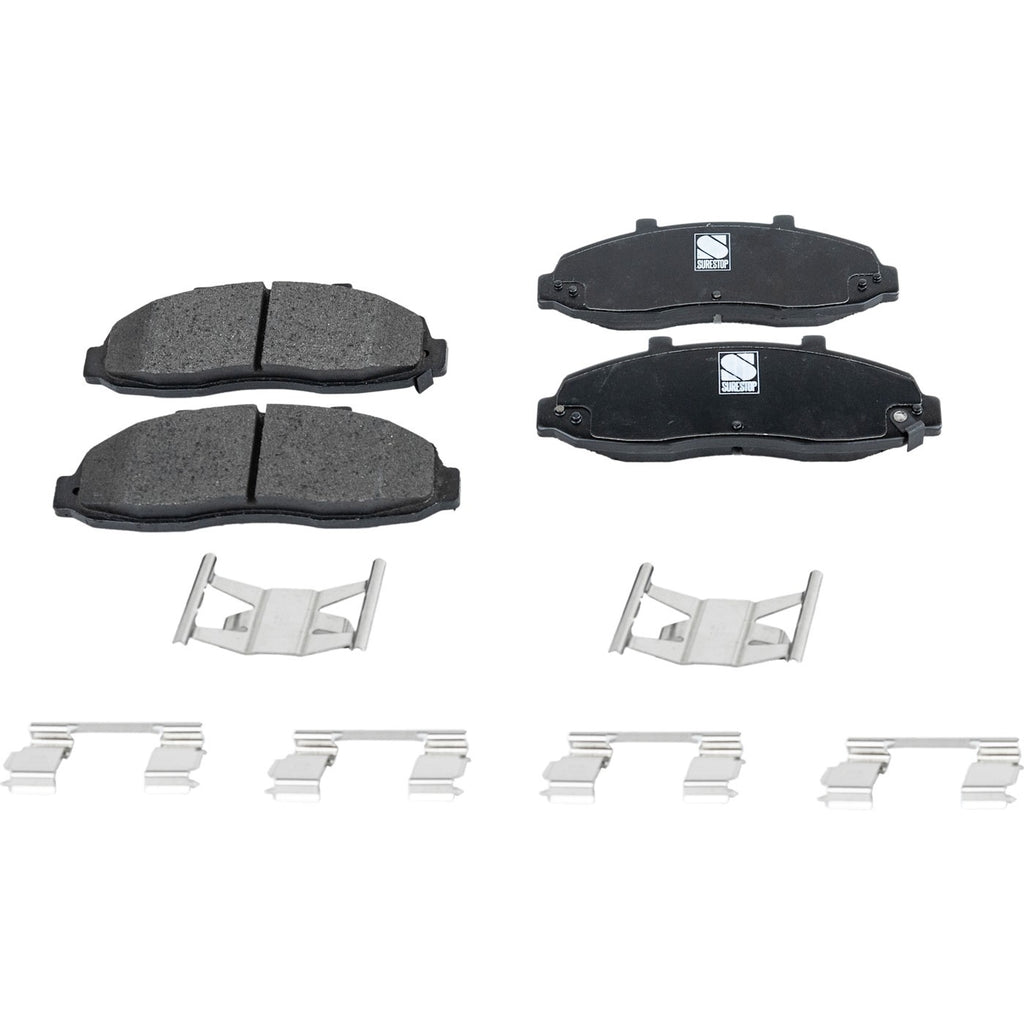 Brake Disc and Pad Kit for Ford F-150 (1999) Front and Rear Semi-Metallic