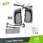 LED Running Light/Turn Signal Fairing Lower Grills for Electra Glide Road Glide
