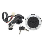 Fuel Gas Cap Ignition Switch Lock Set for Kawasaki Ninja ZX6R ZX7R ZX9R (2000-2002)