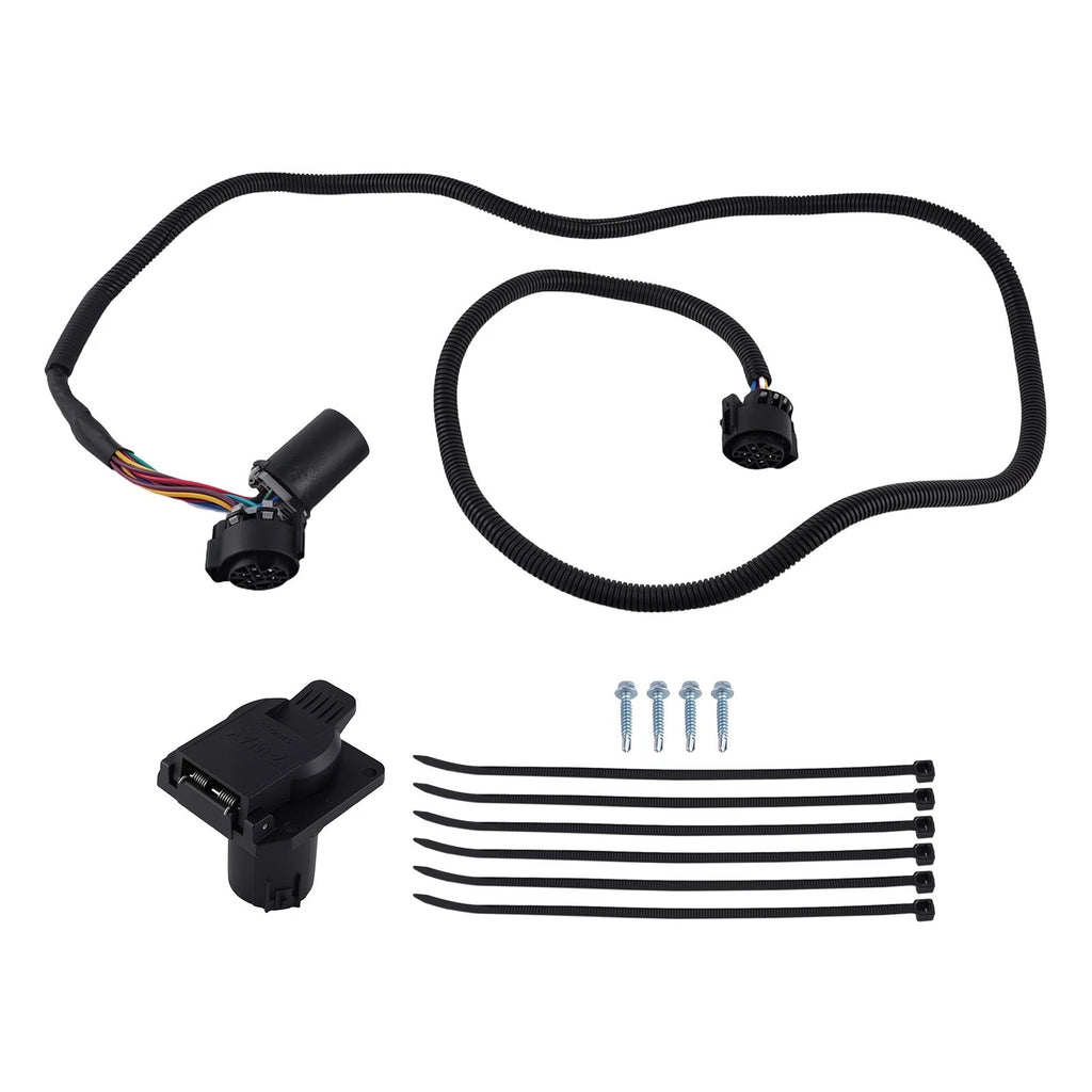 Trailer Wiring Harness for Ford Super Duty F-250 F-350 F-450 F-550 (2017–2022)