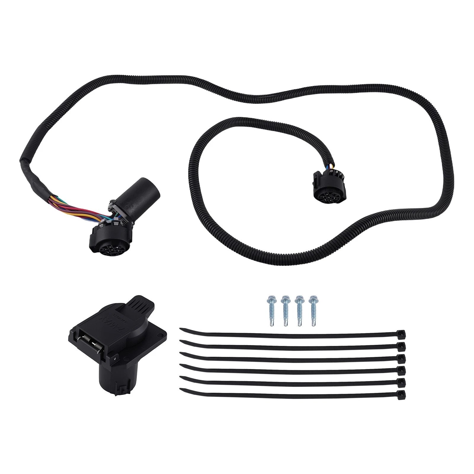 Trailer Wiring Harness for Ford Super Duty F-250 F-350 F-450 F-550 (2017–2022)