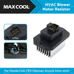 Blower Motor Heater Fan Resistor for Honda Civic CR-V Odyssey Accord (2001–2011)