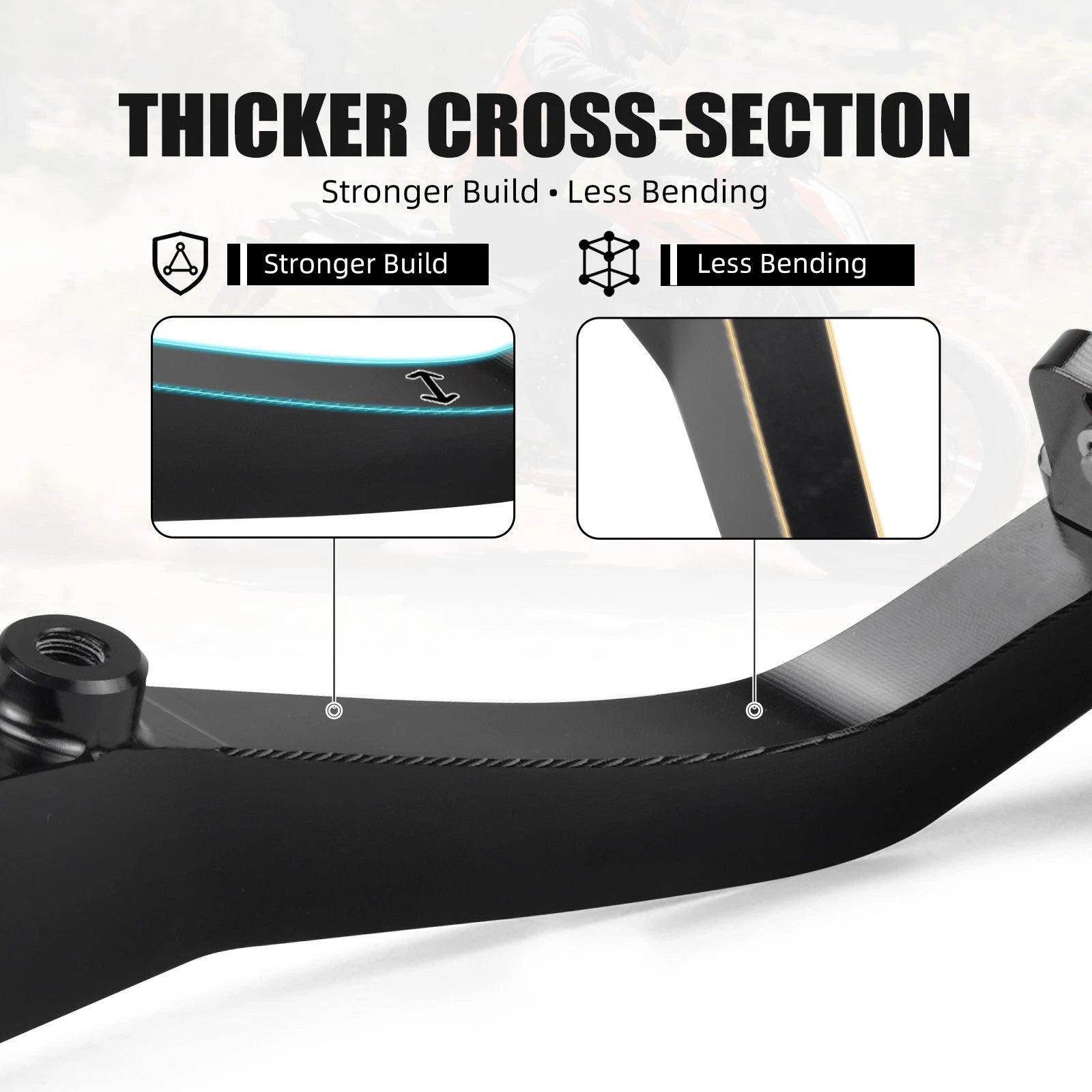 Rear Foot Brake Pedal Lever Tip for Husqvarna 901 Norden 901 890 SMT (2023–2025)