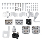 Chrome Trunk Latches Hinges Lock for Harley Electra Road Glide King (1988–2013)