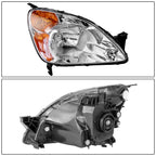 Pair Halogen Headlights for Honda CR-V (2002-2004)