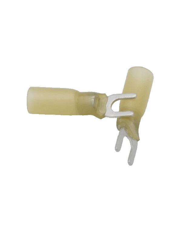 30-Pack Marine HDPE Heat Shrink Fork Terminal #5 12-10 AWG Connector