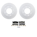 Bosch QuietCast Rear Rotors & Ceramic Brake Pad Kit for Silverado 2500 (2001–2007)