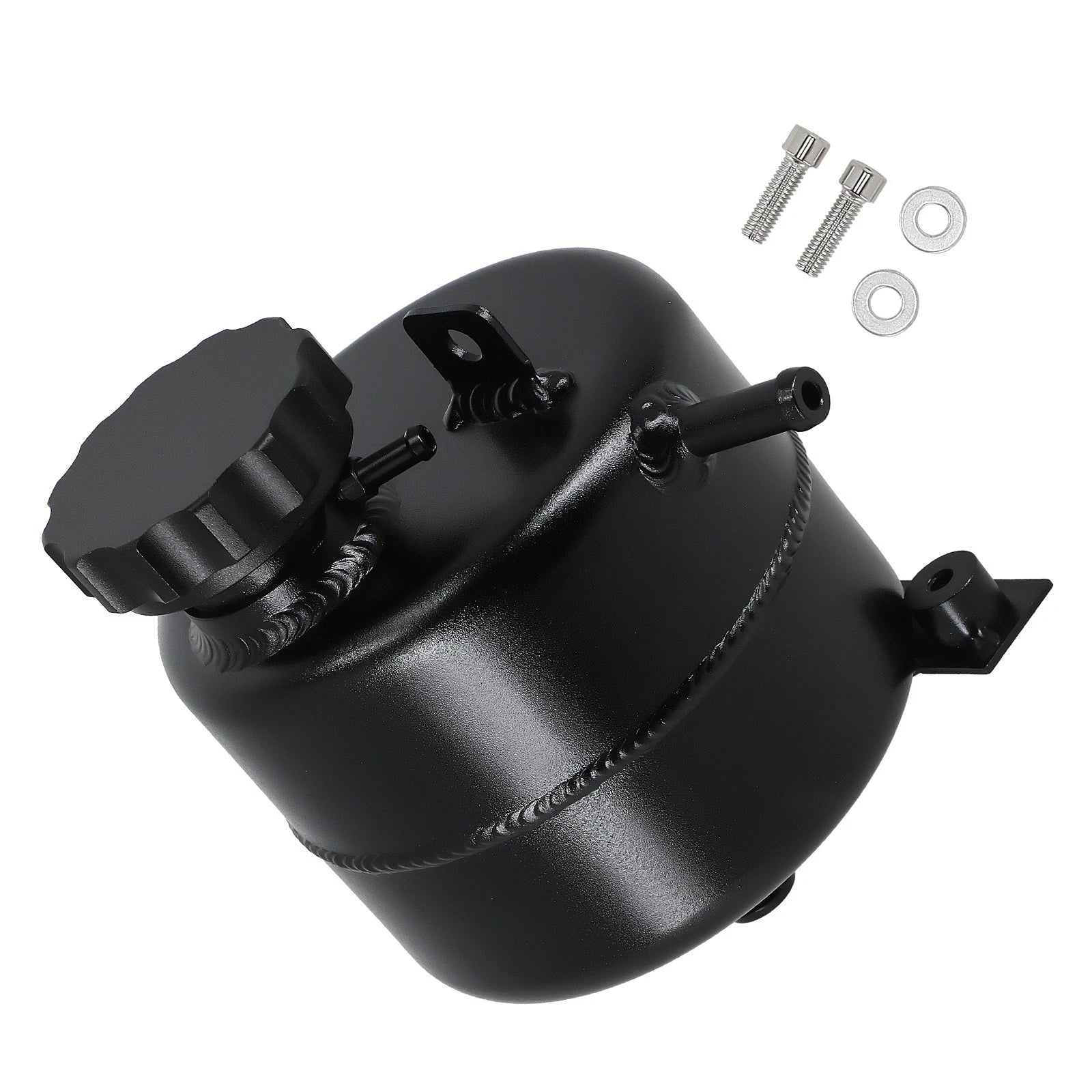 Black Radiator Header Water Coolant Expansion Tank for Mini Cooper S (2002–2006)