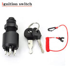 Replacement Key Switch w/Lanyard for Johnson Evinrude (5005801)
