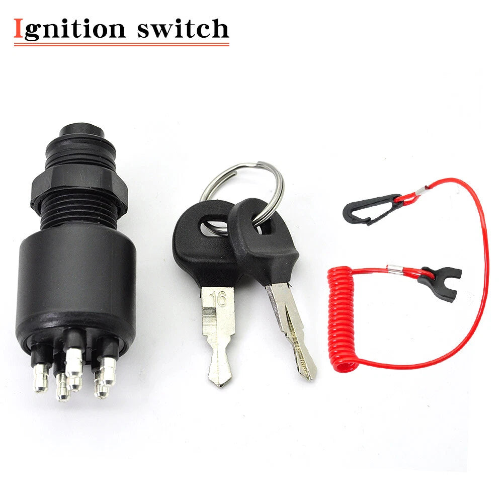 Replacement Key Switch w/Lanyard for Johnson Evinrude (5005801)