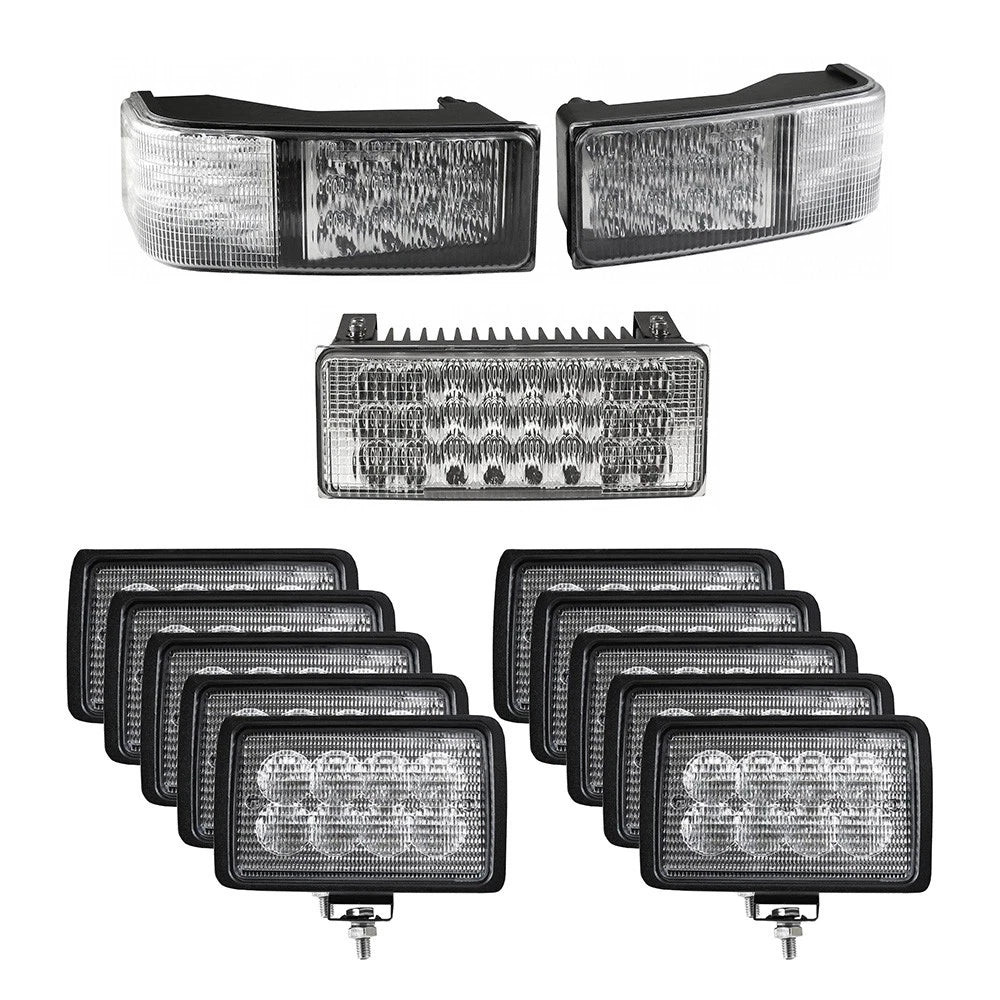 Complete LED Flood Beam Light Kit for Case IH STX Tractors (Pkg. of 13)