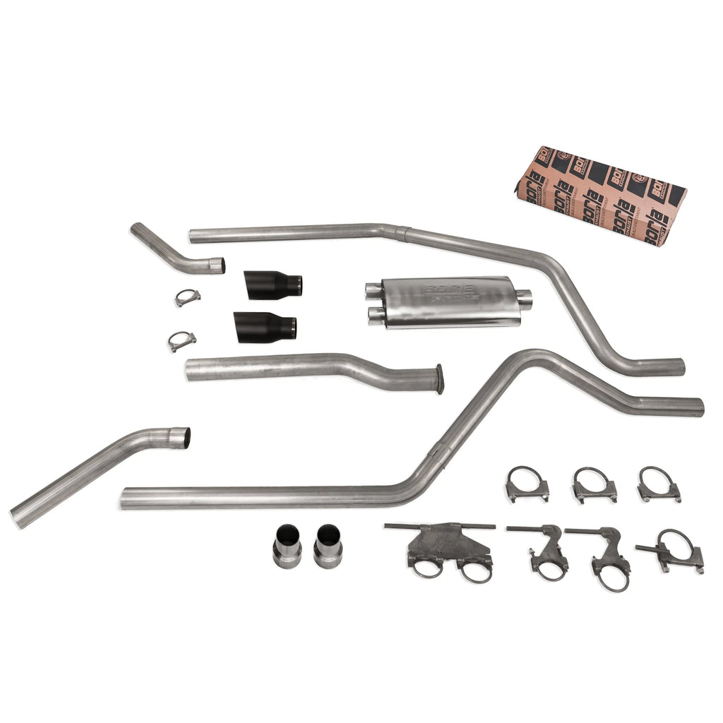 3" Dual Exhaust Kit for Dodge Ram 1500 (2019–2025) Borla Pro SS DBW T Corner E