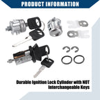 Door Handle Lock Cylinder Ignition Switch for Ford F150 F250 (2004–2008)