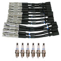 NGK 7mm Wire Set & Denso Platinum Spark Plug Kit for Benz R170 SLK32 AMG (1997–2004)