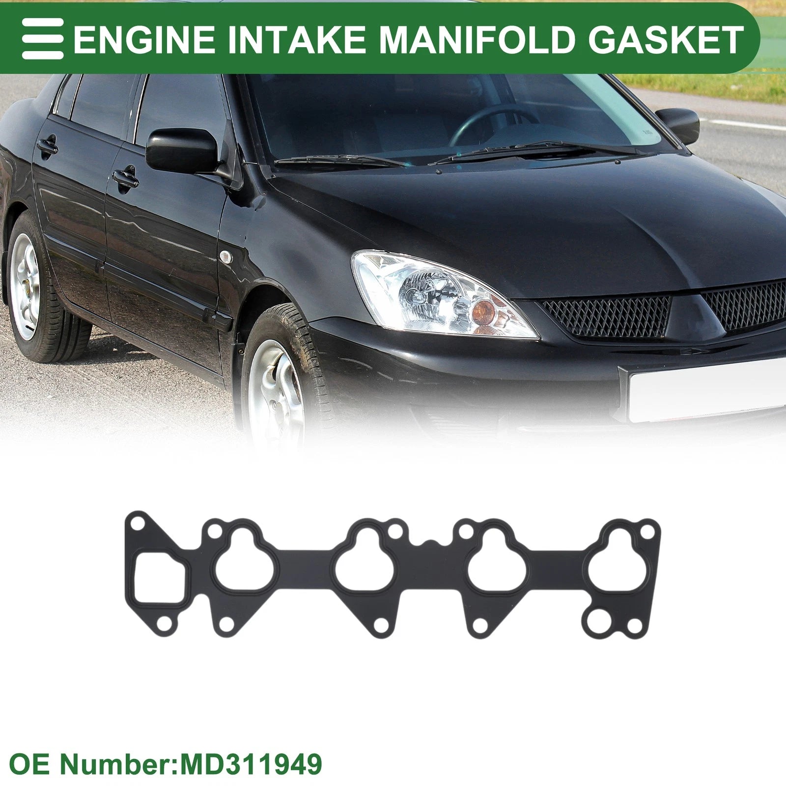 Engine Intake Manifold Gasket for Mitsubishi Lancer (1988–2003) MD311949