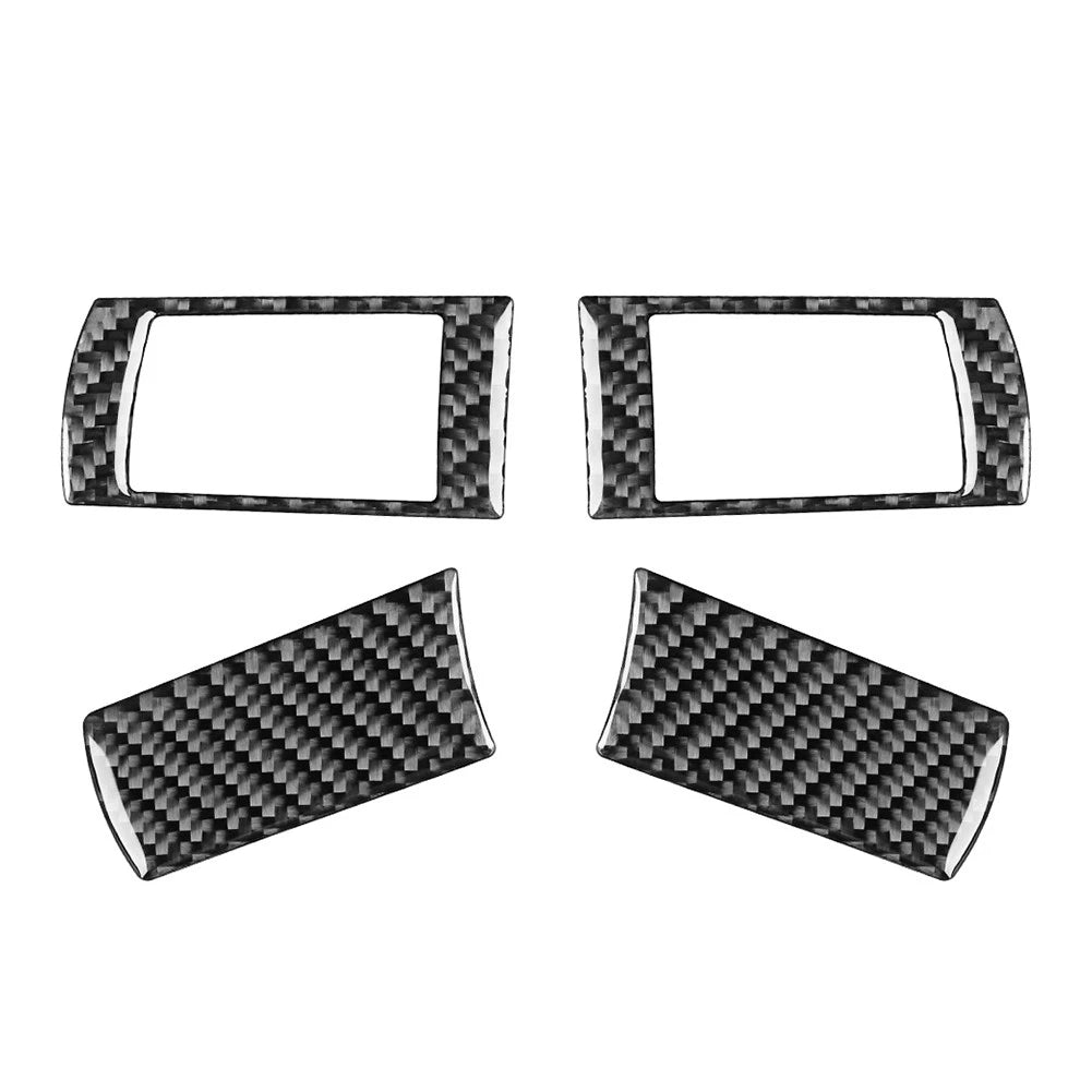Steering Wheel Cover Trim for Chrysler 300 300C Dodge Magnum (2005–2010) Carbon Black