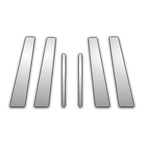 6Pc Chrome Pillar Post Covers for 2008-2012 Chevrolet Malibu