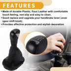 6 Speed Gear Shift Knob & Cover for Mercedes-Benz C-Class (2001-2007)
