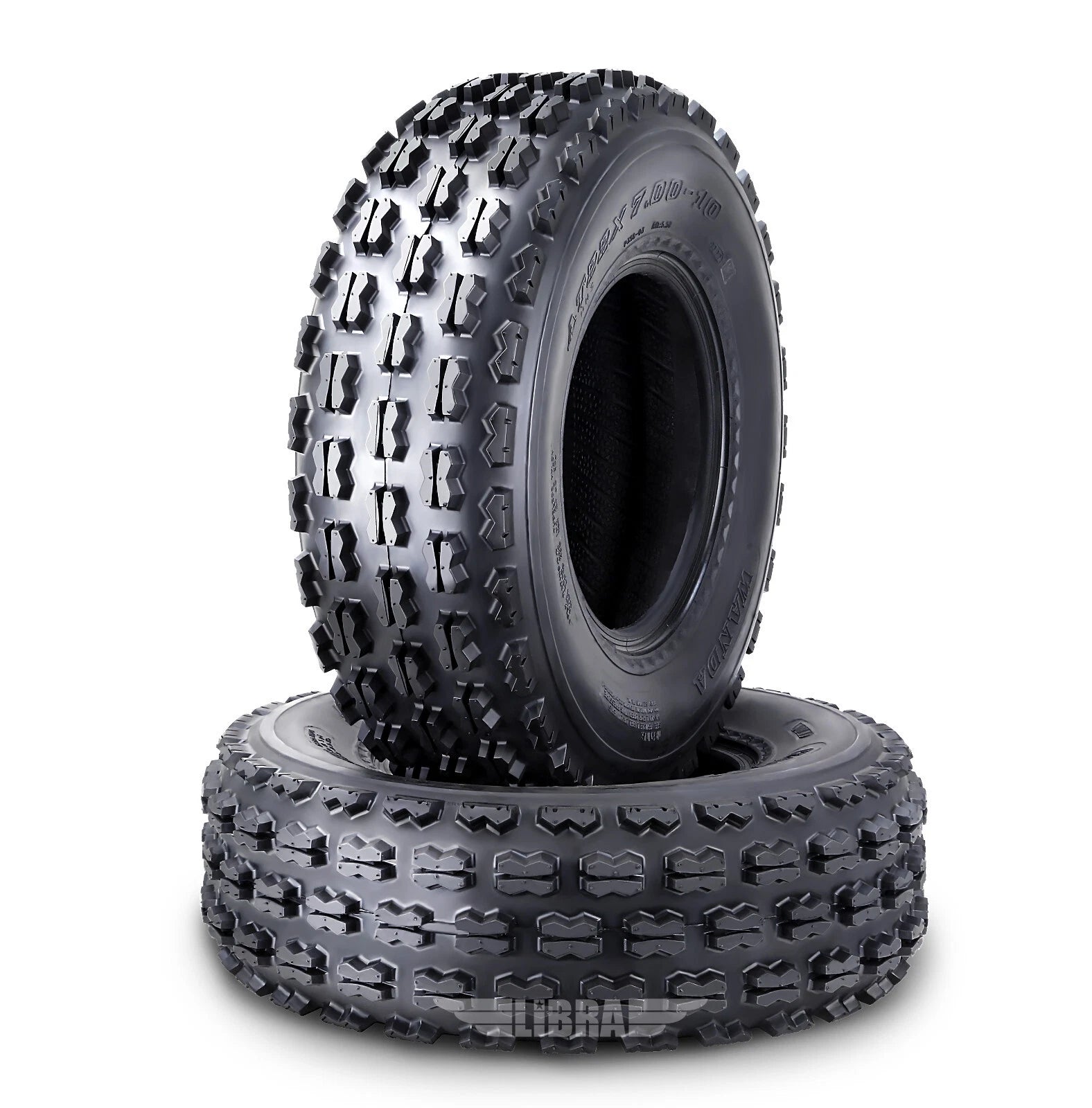 Set of 2 Front Tires 22x7-10 for Bombardier Can Am DS250 650 ATV