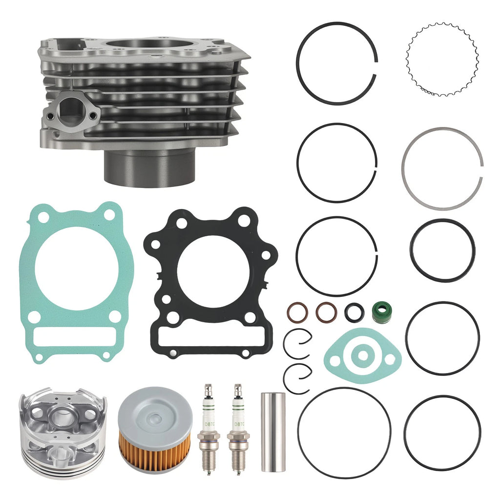 Top End Kit with Cylinder Piston Rings Gasket for Honda TRX300 (1988–2000)