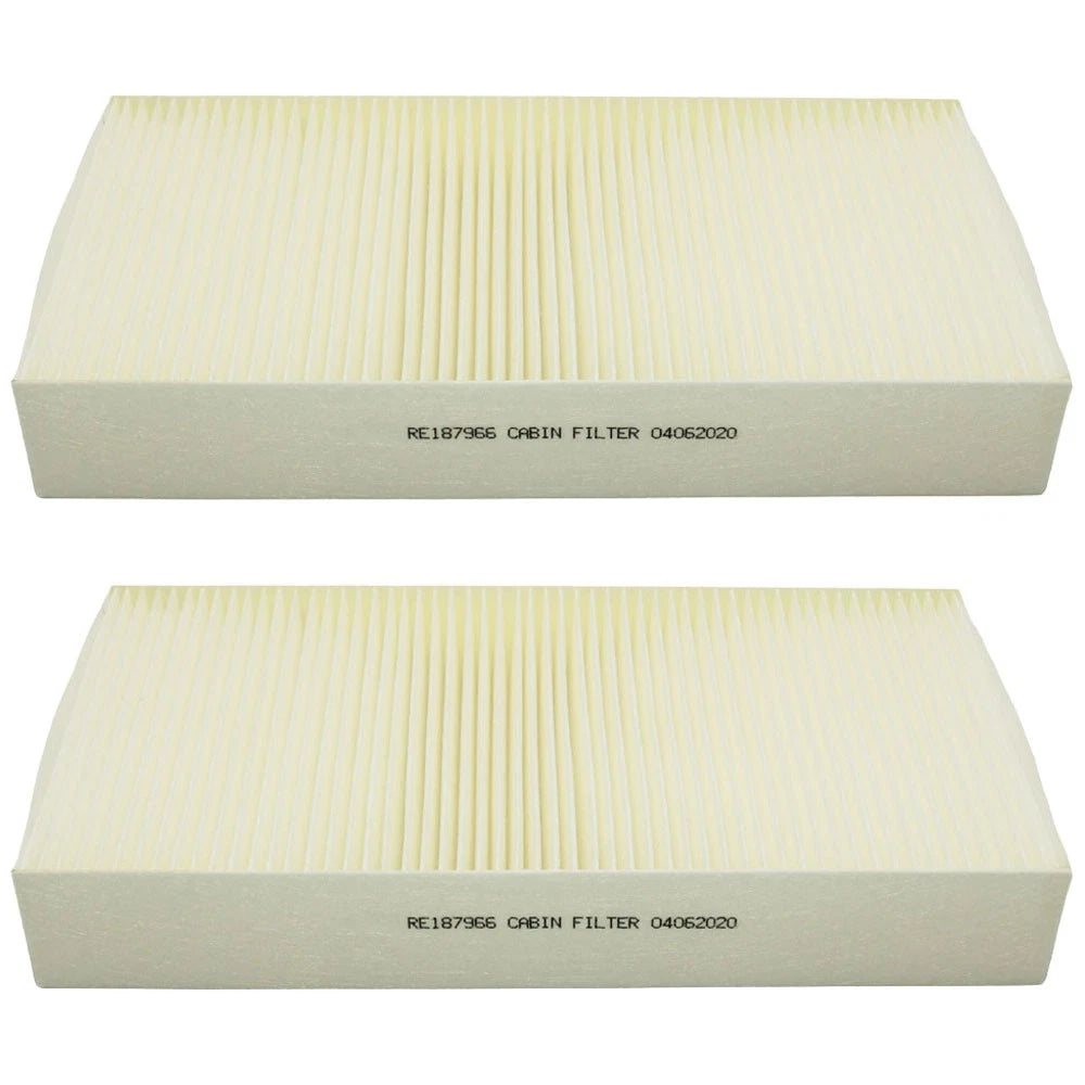 2X Cabin Air Filters for John Deere Tractors (2204, 7185J, 7195J, 7200J)
