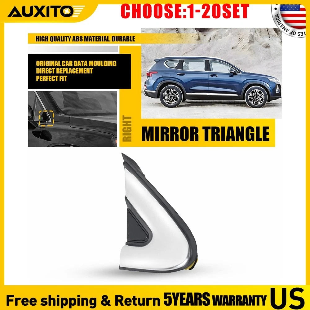 Passenger Side Mirror Corner Fender Molding for Hyundai Santa Fe (2019–2023)