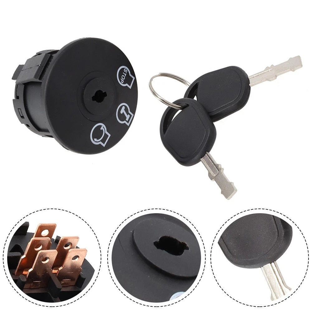 Ignition Switch with Key for Lawn Tractor
