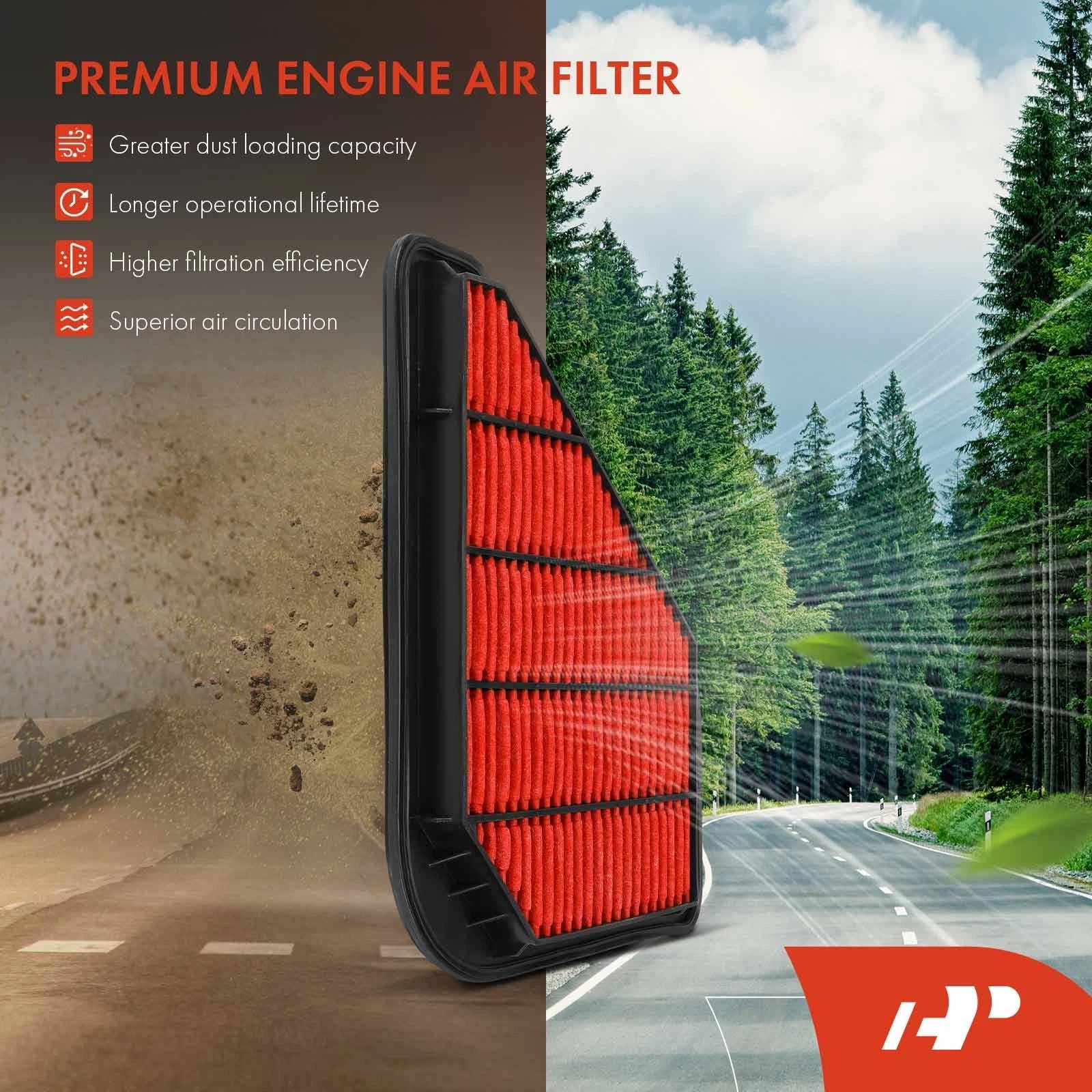 High Performance Engine Air Filter for Chevy Traverse GMC Acadia (2009-2023)